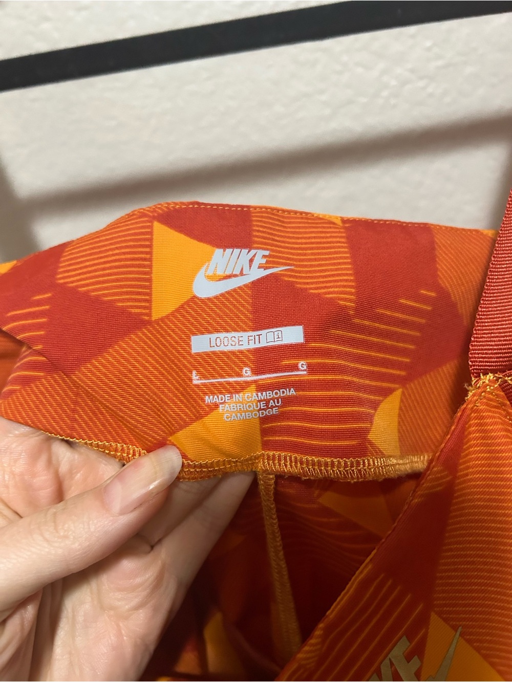 Nike x Serena Williams Design Crew Tennis Jumpsuit Cinnabar/Gold Geometric L - Picture 8 of 10